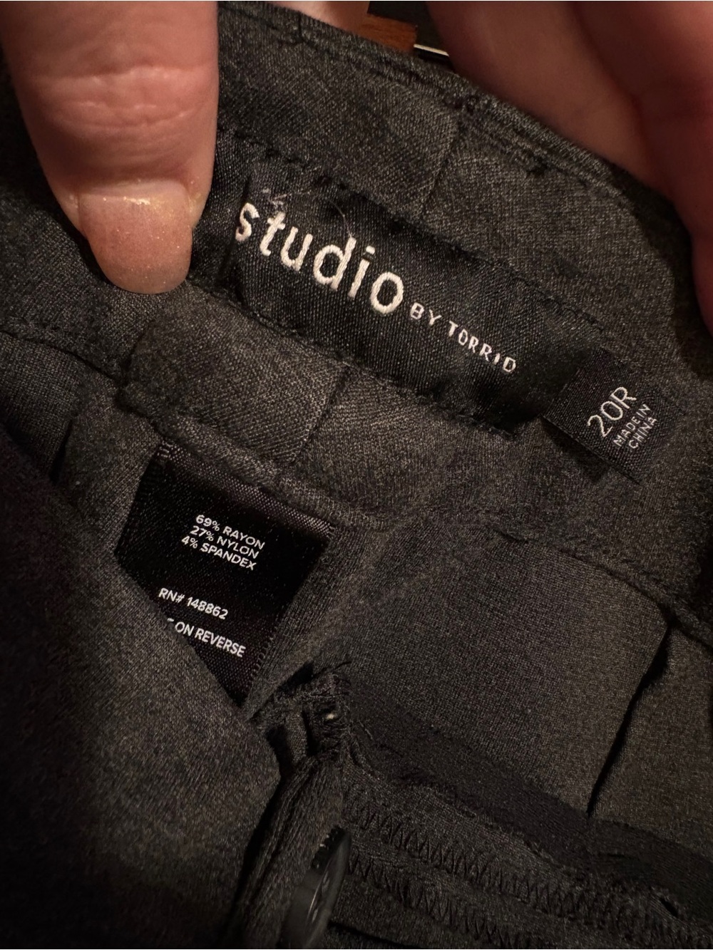 Torrid Studio Knit Capri Trousers - Picture 3 of 6